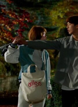 White Drilleys USA Bag | Kim Bok Joo – Weightlifting Fairy Kim Bok Joo