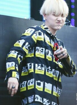 Yellow Black Shirt | Suga – BTS