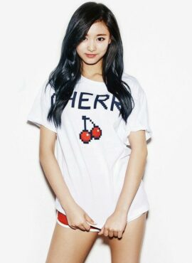 White Cherry T-Shirt | Tzuyu - Twice