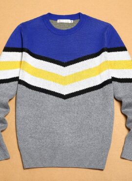 Blue And Grey Chic Sweater | Luhan – EXO