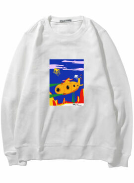 White Submarine Sweatshirt | Doyoung - NCT