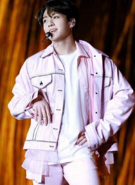 Pink Denim Jacket | Jungkook - BTS