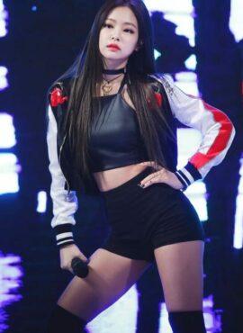 Black High Waist Fit Shorts | Jennie - BlackPink