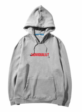 Grey Individualist Hoodie | Irene - Red Velvet