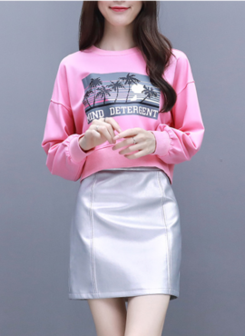 Pink Mind Detergent Cropped Sweatshirt | Sooyoung - Girls Generation