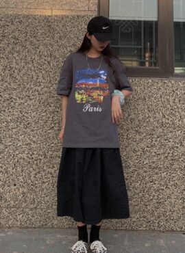 Grey Starry Night Sky T-Shirt | Jennie - BlackPink