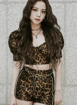 Brown Leopard Print Shorts | Jisoo - Blackpink