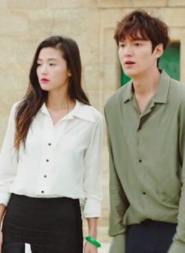 White Polo Shirt | Shim Cheong - The Legend Of The Blue Sea