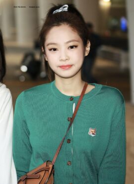 Green Fox Knit Cardigan | Jennie - BlackPink