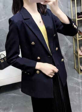 Navy Blue Suit Jacket  | Lisa -BlackPink