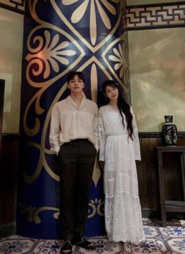 White Long Lace Dress | IU - Hotel Del Luna