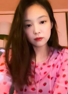 Pink Strawberry Mesh Top | Jennie - BlackPink