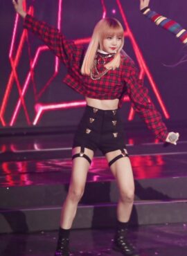 Black Leopard Shorts With Strap | Lisa - BlackPink