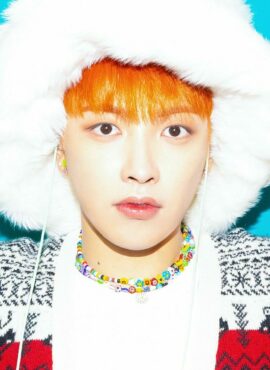 Multicolor Flower Beaded Necklace | Hongjoong - ATEEZ