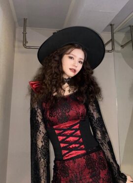 Black Cross Chain Lace Choker | Miyeon - (G)I-DLE