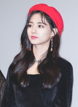 Red Wool Beret | Tzuyu - Twice