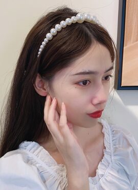 White Pearl Headband | Yeji - ITZY