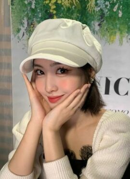 White Painter Cap | Momo - Twice