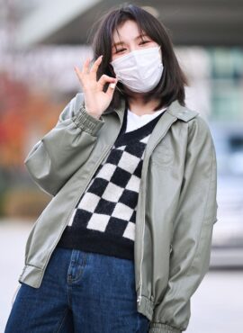 Black Checkerboard Vest | Wendy - Red Velvet