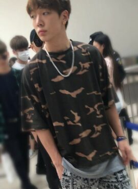 Moss Green Camouflage T-Shirt | Bobby - iKON