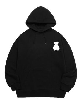 Black Bear Silhouette Hoodie | E:U - Everglow