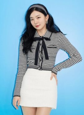 Black And White Houndstooth Headband | Seulgi - Red Velvet