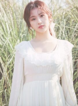 White Ruffled Lace Fairy Dress | Sana - Twice