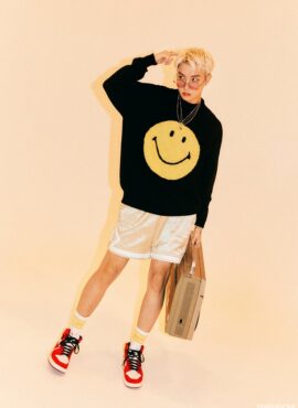 Black Yellow Smiley Sweatshirt | J-Hope – BTS