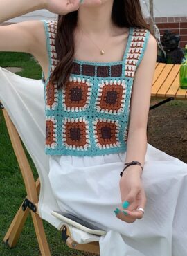 Blue Crochet Top | Pyo Mi Seon – Hometown Cha-Cha-Cha