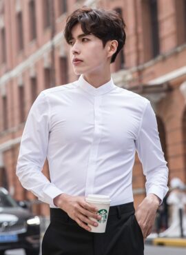 White Band Collar Shirt | Hendery - NCT