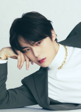 Gold U-Shaped Link Necklace | Minhyuk - MONSTA X