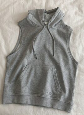 Grey Sleeveless Hoodie | Sunoo - Enhypen