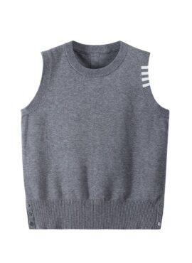 Grey 4-Bar Vest | Jake - Enhypen