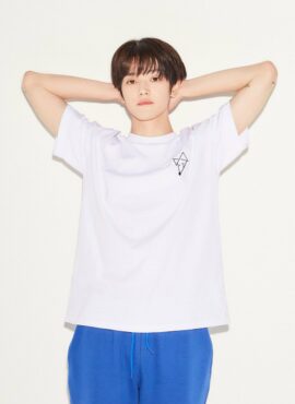 White Dog Doodle T-Shirt | Taeyong - NCT