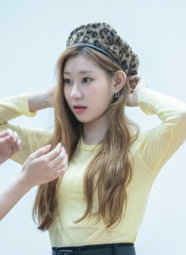 Brown Leopard Pattern Beret Hat | Chaeryeong - ITZY