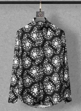 Black Star Patterned Shirt | RM - BTS