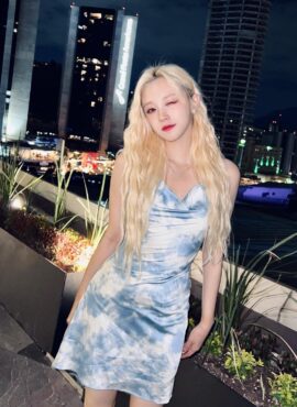 Blue Tie-Dye Dress | Yuqi - (G)I-DLE