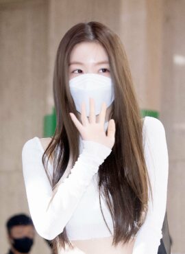 White Shoulder Cut Out Top | Irene - Red Velvet