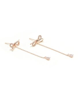 Gold Crystal Bow Tassel Drop Earrings | Jung Hee Joo - Memories of the Alhambra