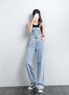 Light Blue Denim Overall Jumper | Eunwoo - Astro