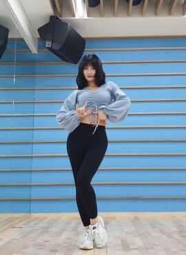 Blue Drawstring Top | Momo - Twice