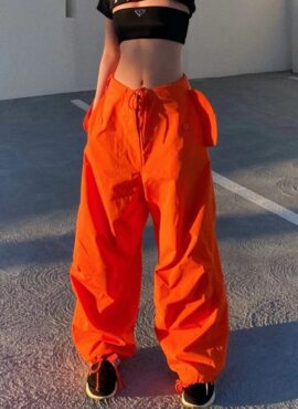 Orange Drawstring Pants | Jinjin - Astro