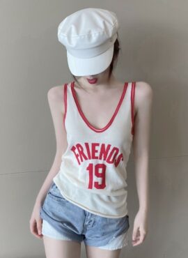 White Friends 19 Tank Top | J - STAYC