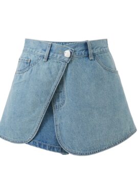 Blue Denim Open Skorts | Mina - Twice