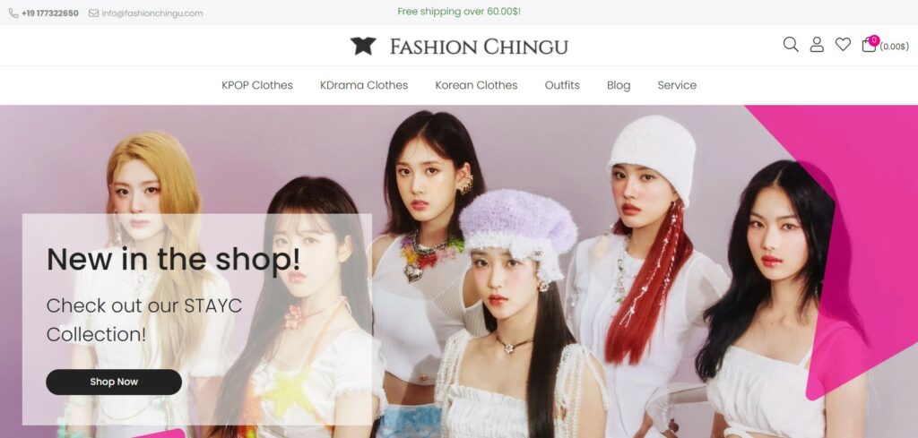 fashion chingu main website