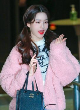 Grey Rabbit Sweater | Wonyoung - IVE