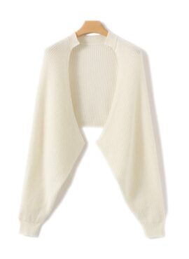 Creamy White Short Bolero Cardigan | Chaeryeong - ITZY