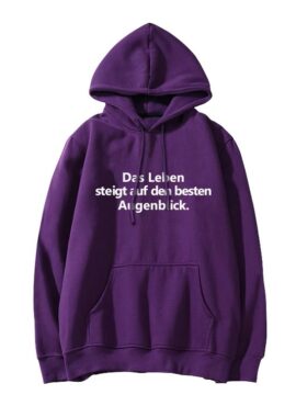 Lilac German Statement Hoodie | Bobby - iKON