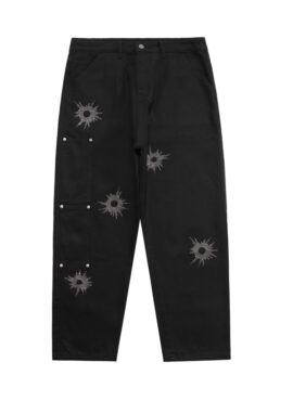 Black Rhinestone Embellished Jeans | Jake - Enhypen