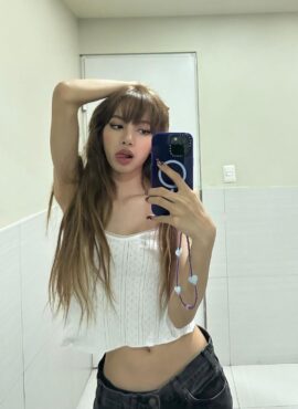 White Lace Camisole Top | Lisa - BlackPink